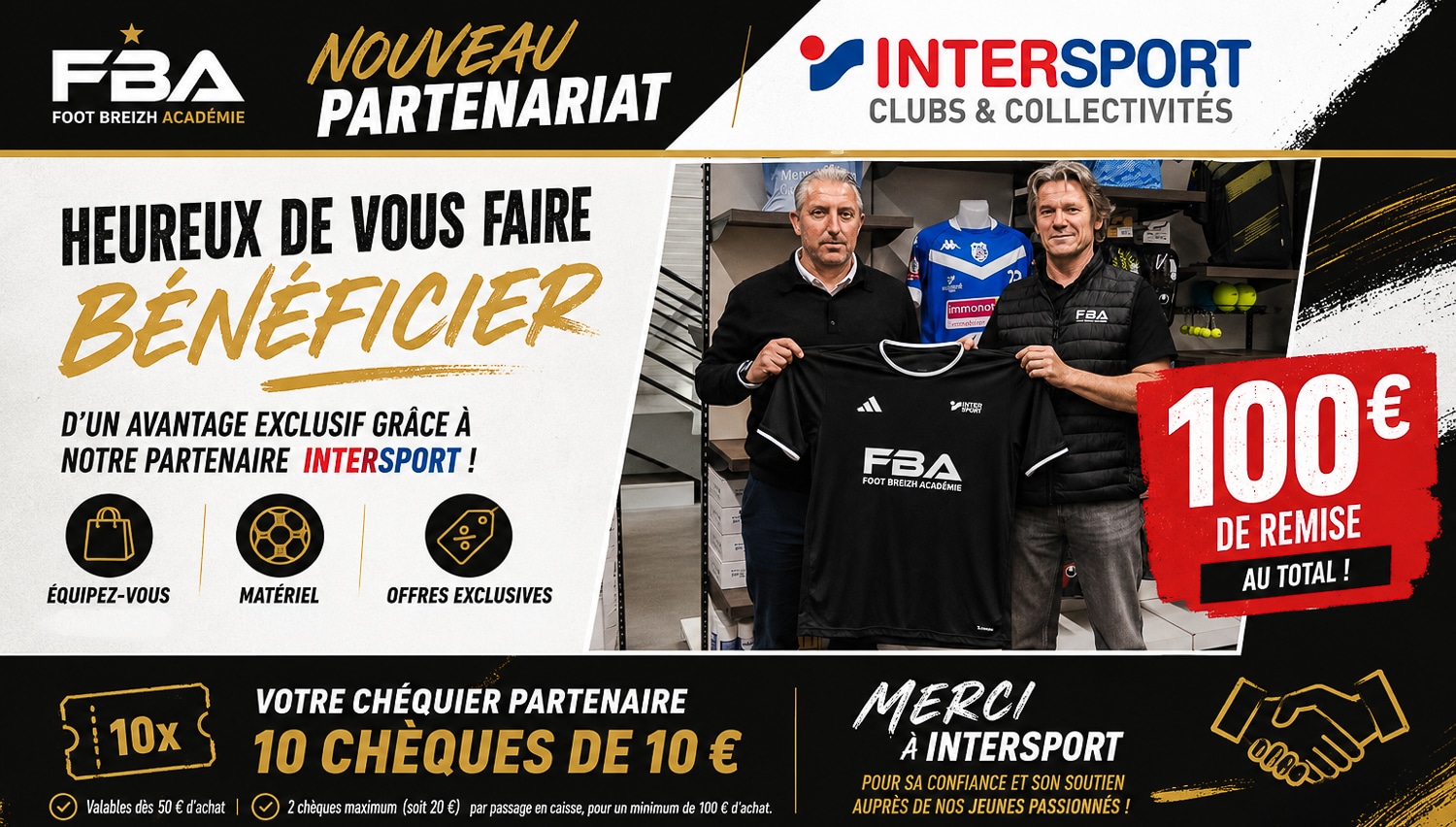 FOOT BREIZH ACADEMIE PARTENAIRE INTERSPORT foot breizh academie partenaire intersport